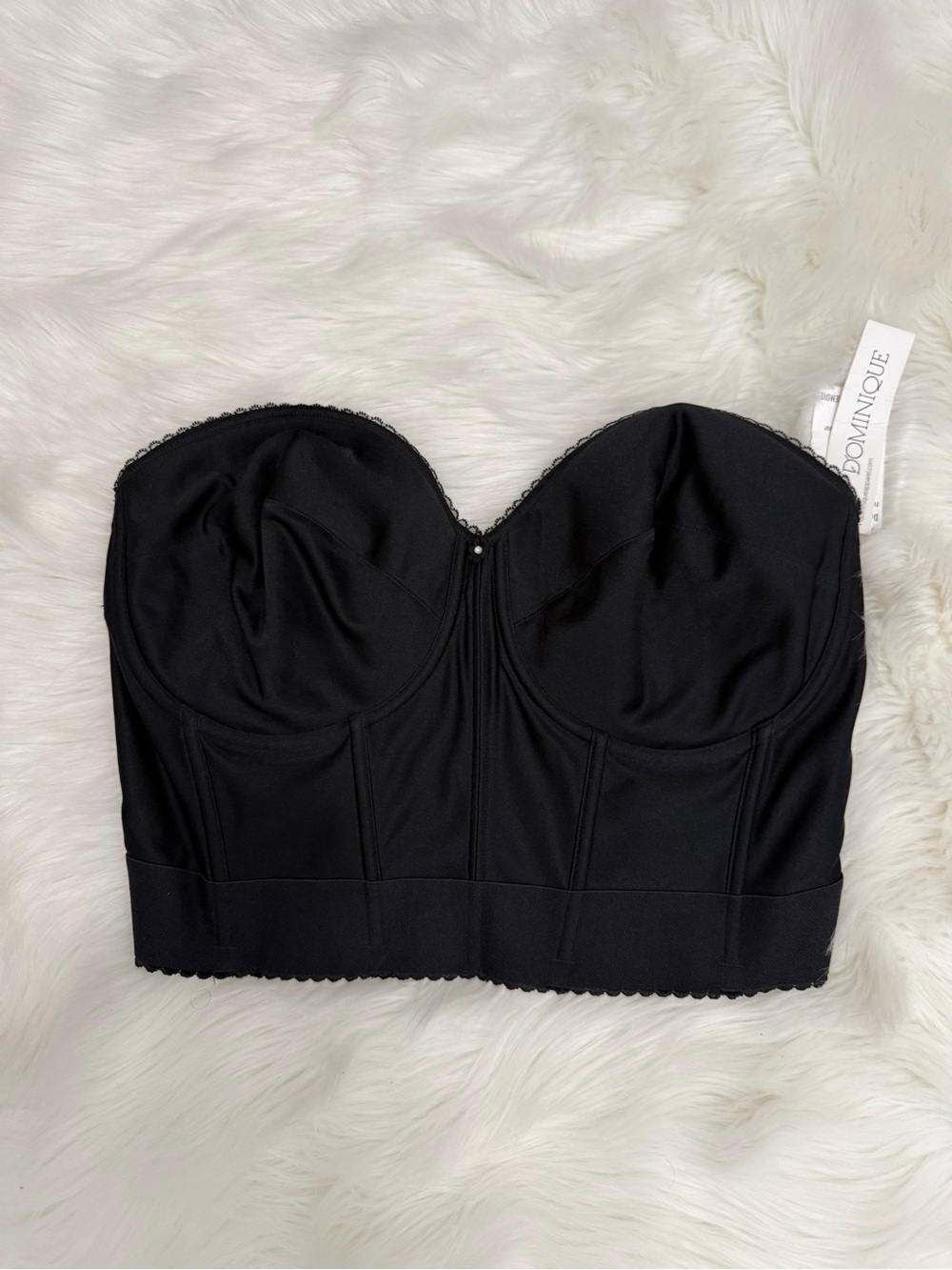 Dominique Apparel Black Corset Top